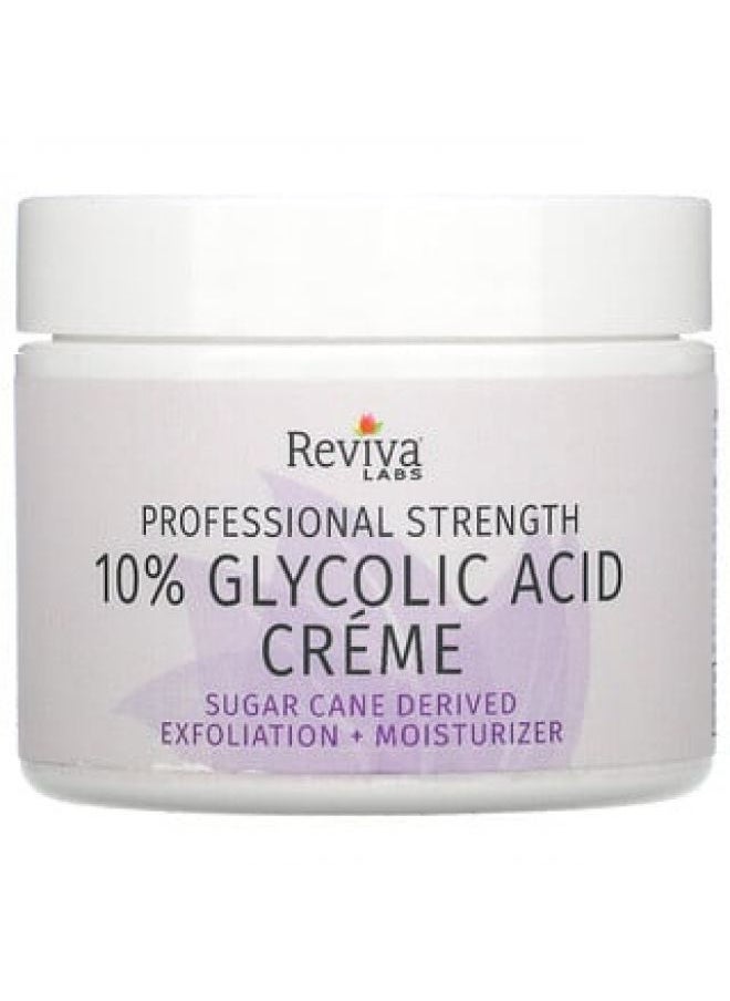 Reviva Labs Reviva Labs 10% Glycolic Acid Cream AntiAging 2.0 oz 55 g 