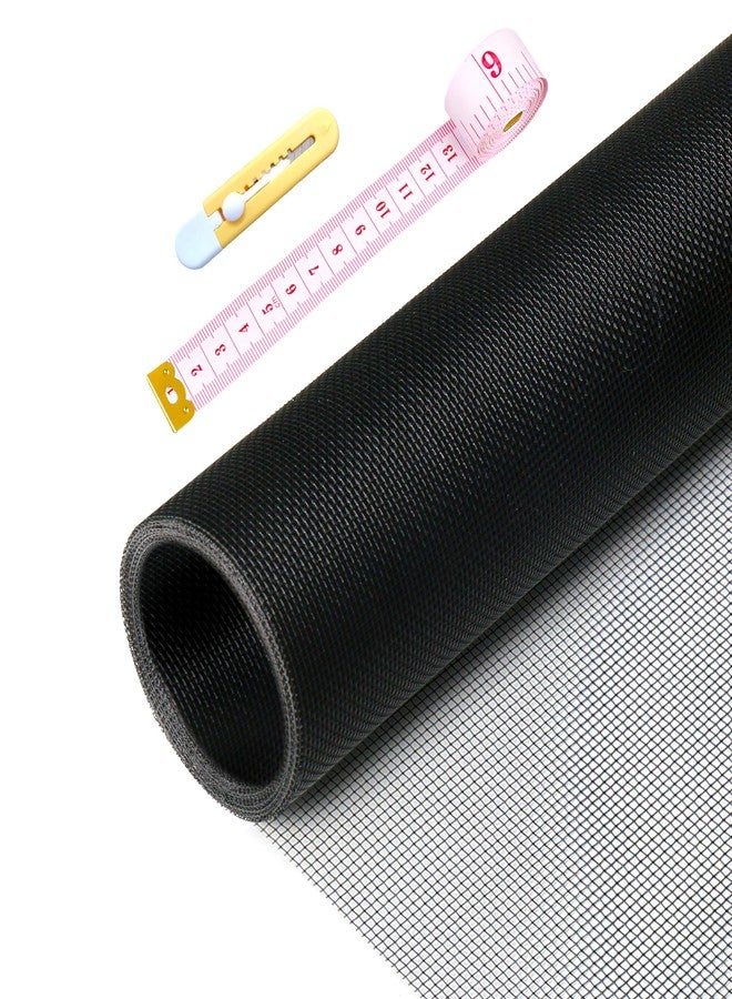 LONGEAS Pet Proof Window Screen Replacement Kit,39" W x 197"L Durable Window Screen Mesh for Patio Porch Door Windows with Rolling Tool and Screen Retainer Spline - Image 1