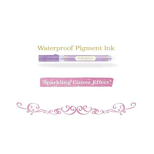 Zebra Pen Kirarich Glitter Highlighter, Chisel Point, Purple Ink, 12 Pack, Model Number: 71680 - Image 2