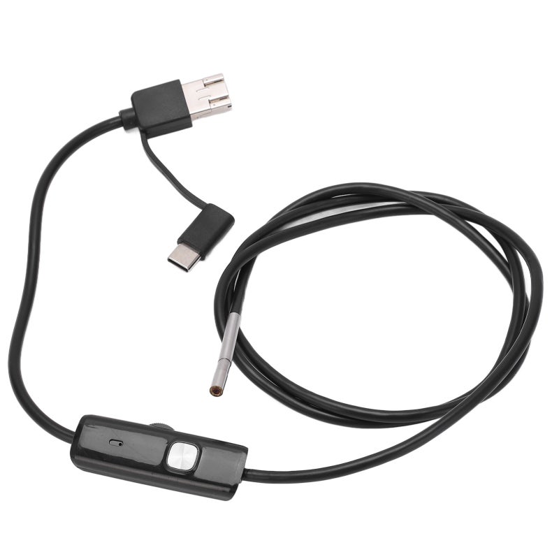 3.9mm Hd Inspection Camera: Abs Anti-Corrosion Flexible Wire Endoscope - Ip67 Waterproof 6 Dimmable Led Lights Borescope for Industrial Automotive Pipeline Inaccessible Area Inspection - Image 3