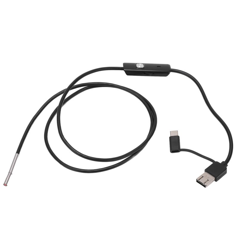 3.9mm Hd Inspection Camera: Abs Anti-Corrosion Flexible Wire Endoscope - Ip67 Waterproof 6 Dimmable Led Lights Borescope for Industrial Automotive Pipeline Inaccessible Area Inspection - Image 4