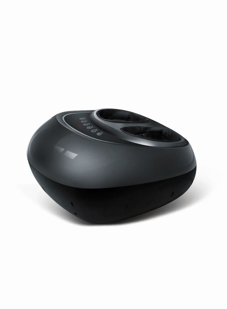 CGY Foot Massager Machine with Heat, Shiatsu Deep Kneading, Multi-Level Settings, Delivers Relief for Tired Muscles and Plantar Fasciitis, Fits feet up to Men Size 12(Black) - Image 1