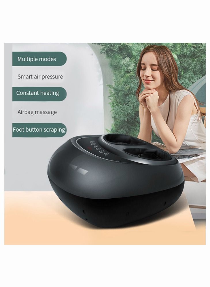 CGY Foot Massager Machine with Heat, Shiatsu Deep Kneading, Multi-Level Settings, Delivers Relief for Tired Muscles and Plantar Fasciitis, Fits feet up to Men Size 12(Black) - Image 3