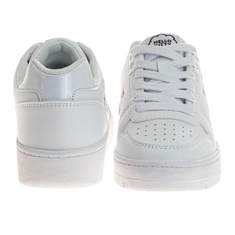 Josmo Sanrio Hello Kitty Sneakers for Girls - Kids Lightweight Athletic Breathable Casual Shoes - White (Size 11 Little Kid) - Image 3