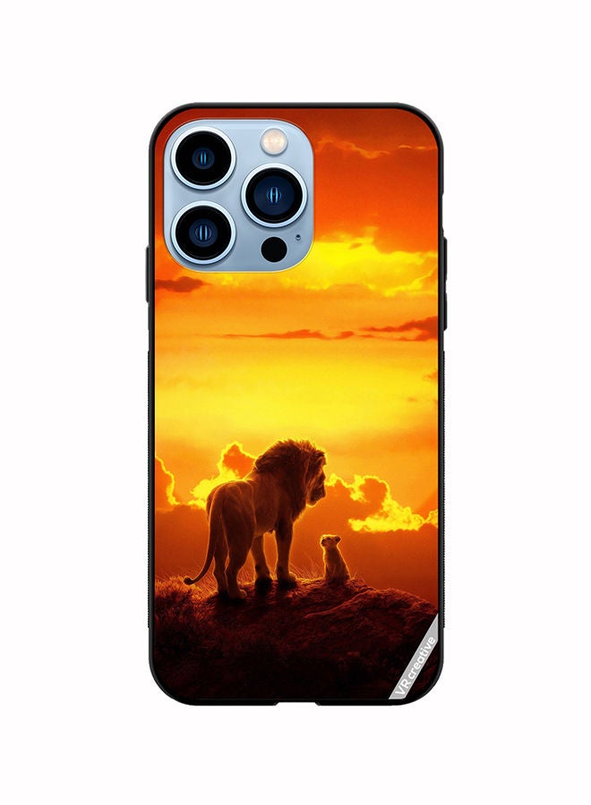 VR CREATIVE Protective Case Cover For Apple iPhone 14 Pro Lion King Design Multicolour - Image 1