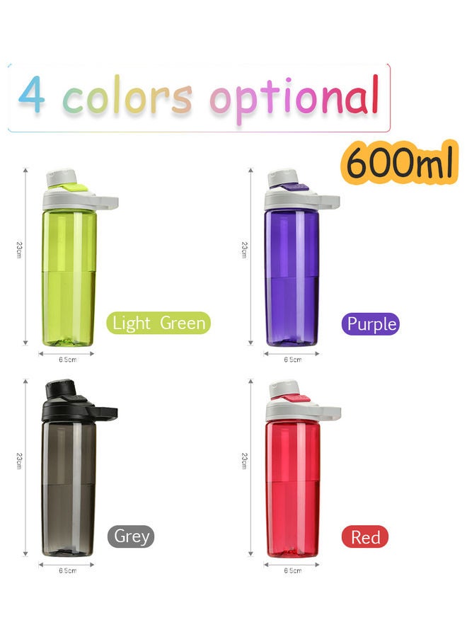 Sports Water Bottle With Magnetic Cap Grey 23x6.5x6.5cm - Image 5