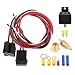 ZNDAW Electric Fan Relay Kit 40 AMP Cooling Fan Relay Thermostat Kit Temperature Sensor Switch 185 On 175 Off 12V Automotive Relays Switch Wiring Kits for Radiator Electric Fans - Image 2