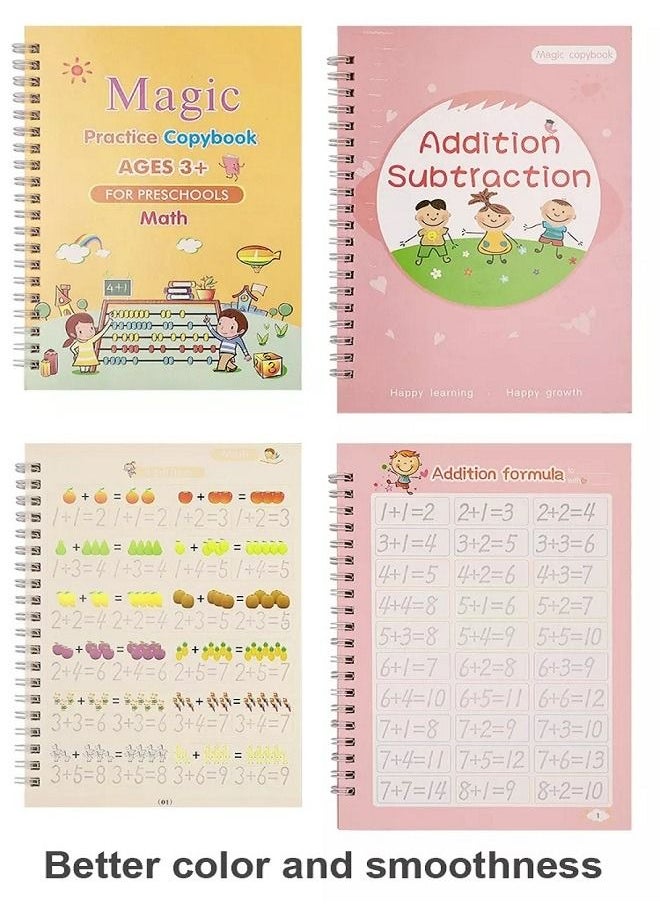 babyqlo Magic early education calligraphy reusable writing book set of five notebooks for young learner  - Image 5