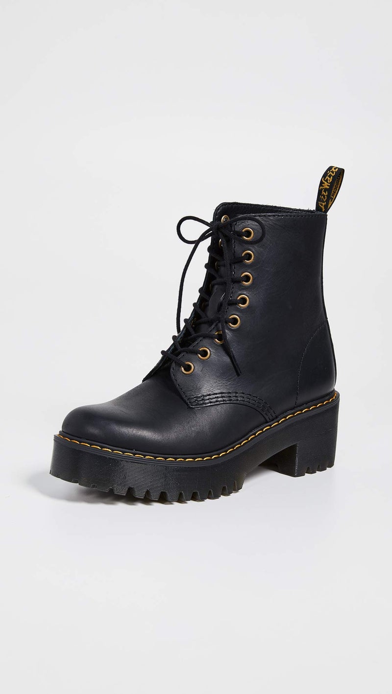 Dr. Martens Women's Shriver Fashion Boot, Black, 8 - Image 2