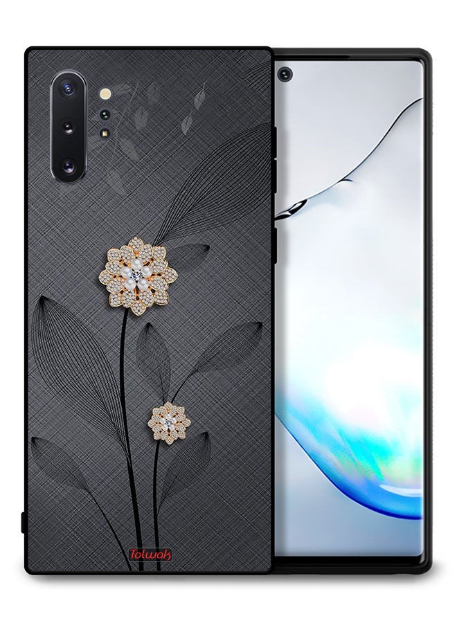 Tolwak Samsung Galaxy Note 10 Plus Protective Case Cover Diamond Flowers Art - Image 1