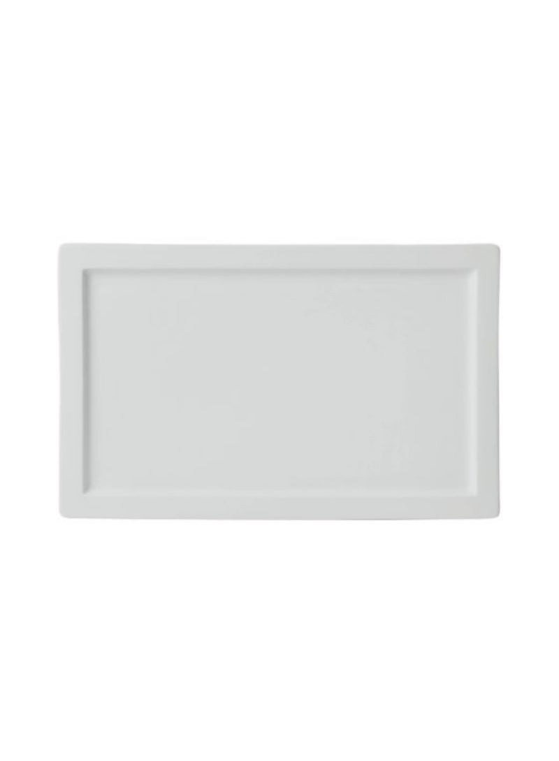Top Pick Simple Plus Rectangular Rim Plate 15 X 27Cm Short Rim (5 7/8" X 10... 