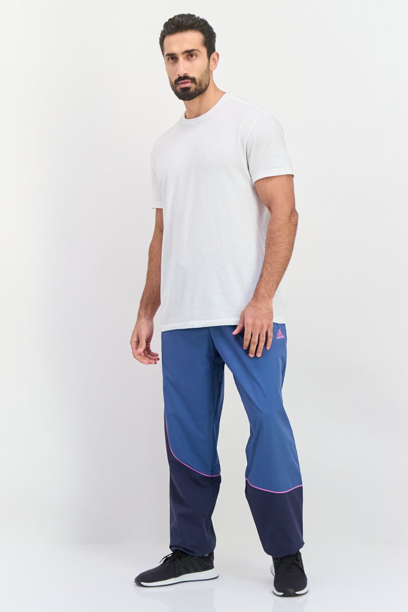 Adidas Men Sportswear Fit Training Sweatpants, Blue  - Image 4