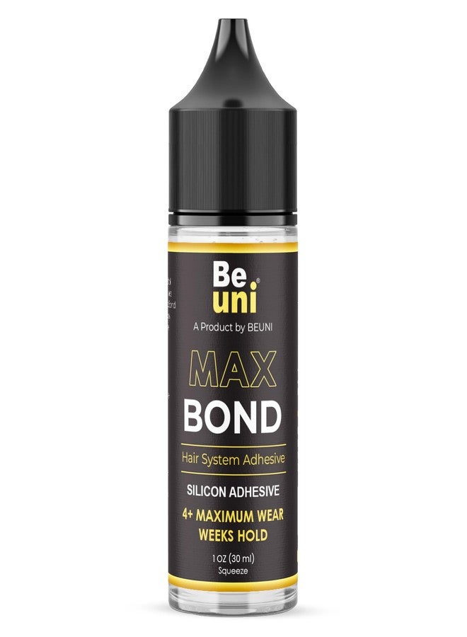 Beuni Max Bond Hair Patch Glue For Men - Strong Hold upto 3-4 Weeks | Hair Wig Glue Adhesive | Strong Hold, Water Proof, Skin Friendly | Pack of 1 (30 ML) (Pack of 1) - Image 1