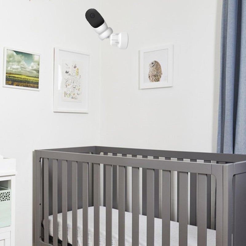 Derebir Adjustable Baby Monitor Wall Mount Compatible with Owlet Smart Baby Monitor Cam 2/ Cam Duo/Dream Duo 2 and Cameras with Standard 1/4 Threaded Hole. (Camera Not Included) - Image 5