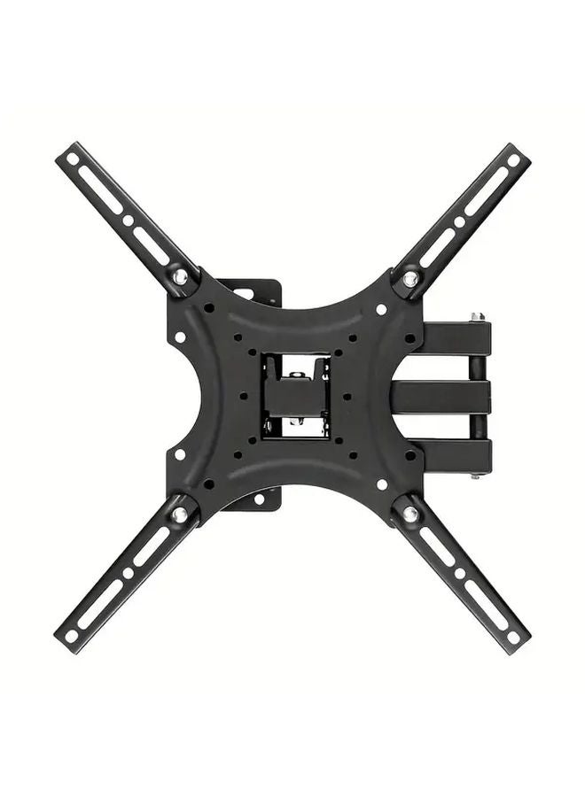 Full Motion TV Wall Mount For 14 55 Inch Screens Swivel Tilt Extension VESA 400x400mm Holds 55LB Black Iron Material Size X400 - Image 1