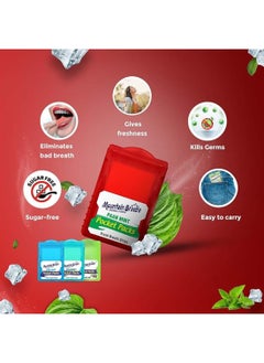 Mountain Breeze Oral Hygiene Mouth Freshener Sugar Free Paanmint Flavoured Breath Strips (24 Strips Each Cassatte)-Pack Of 1(24 Cassette)  - Image 4