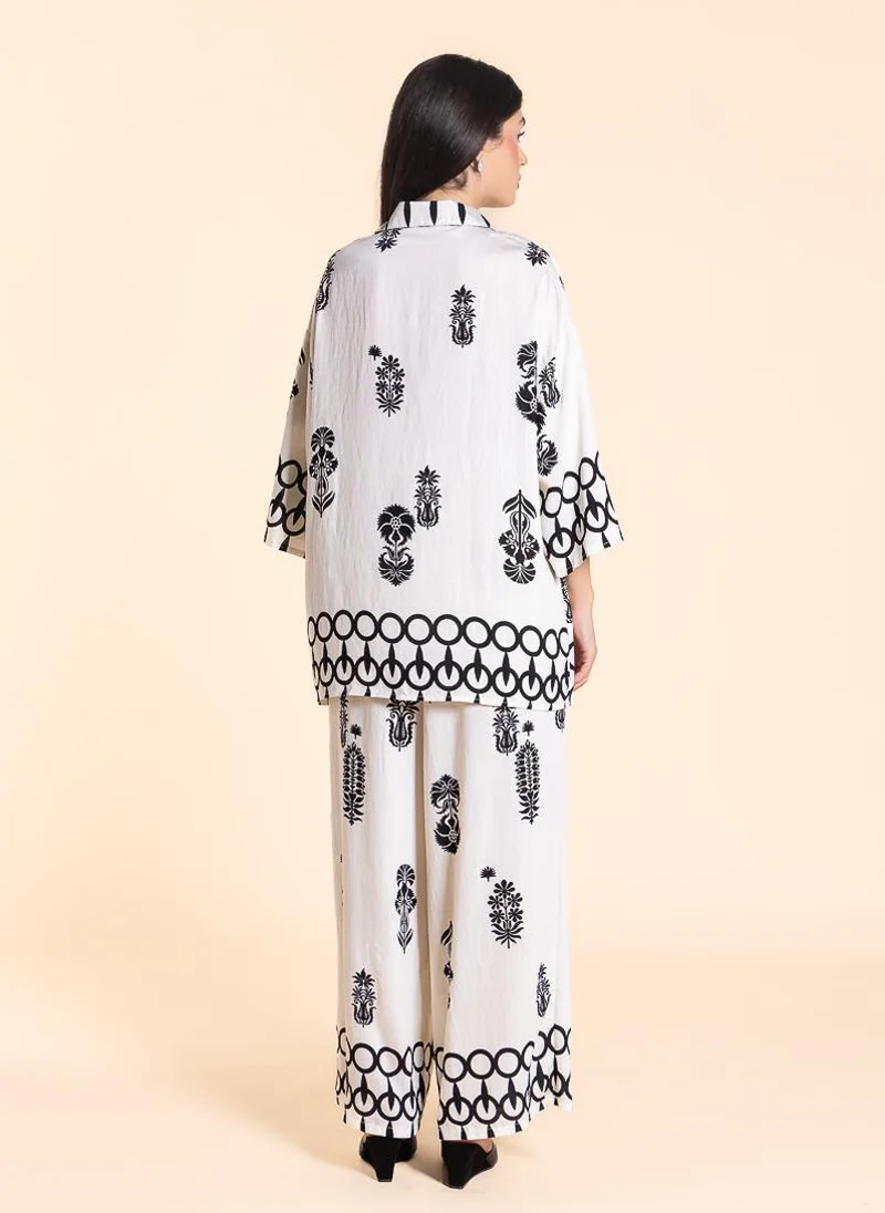 شايبس COMFORT PRINTED SHIRT SET
