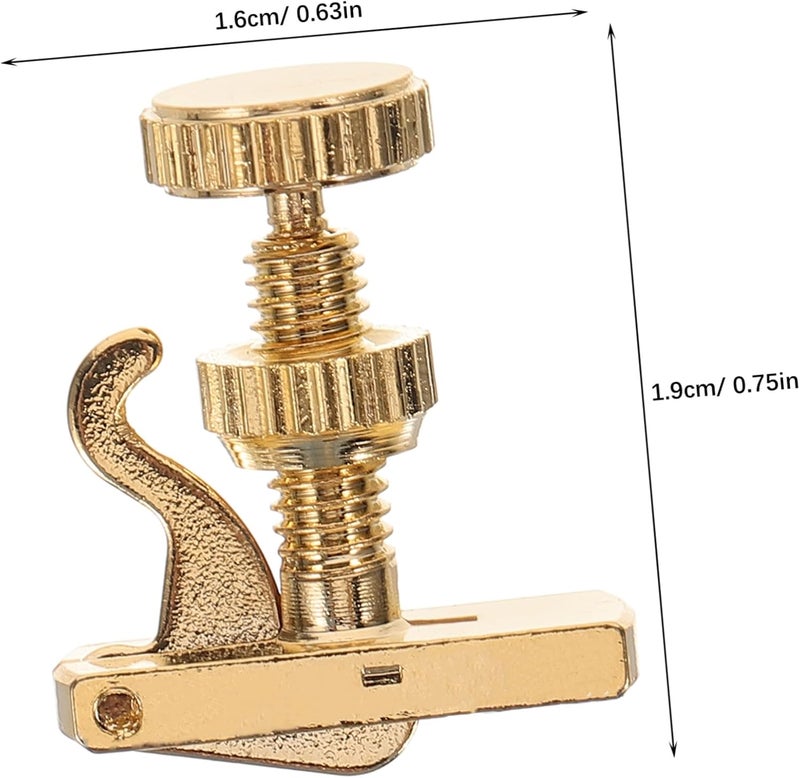 FAVOMOTO Violin Screw String Tuner Fine Adjuster for Violin and Durable Design Lightweight and Portable Compatible with Various Models for Enhanced Playability - Image 2