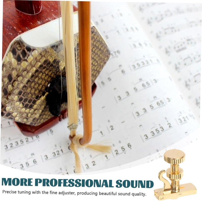 FAVOMOTO Violin Screw String Tuner Fine Adjuster for Violin and Durable Design Lightweight and Portable Compatible with Various Models for Enhanced Playability - Image 3