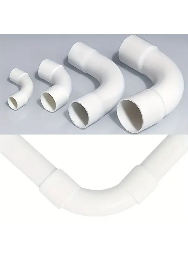 2PCS 3 4 Inch 90 Degree Arc Elbow Heavy Duty PVC Pipe Fittings For Plumbing HVAC - Image 4
