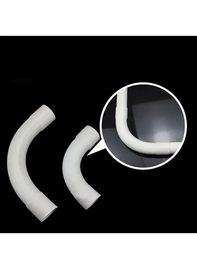 2PCS 3 4 Inch 90 Degree Arc Elbow Heavy Duty PVC Pipe Fittings For Plumbing HVAC - Image 3