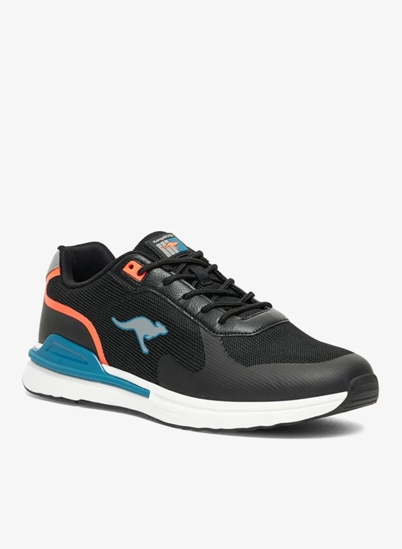 كانغاروس Men's Panelled Lace-Up Sports Shoes