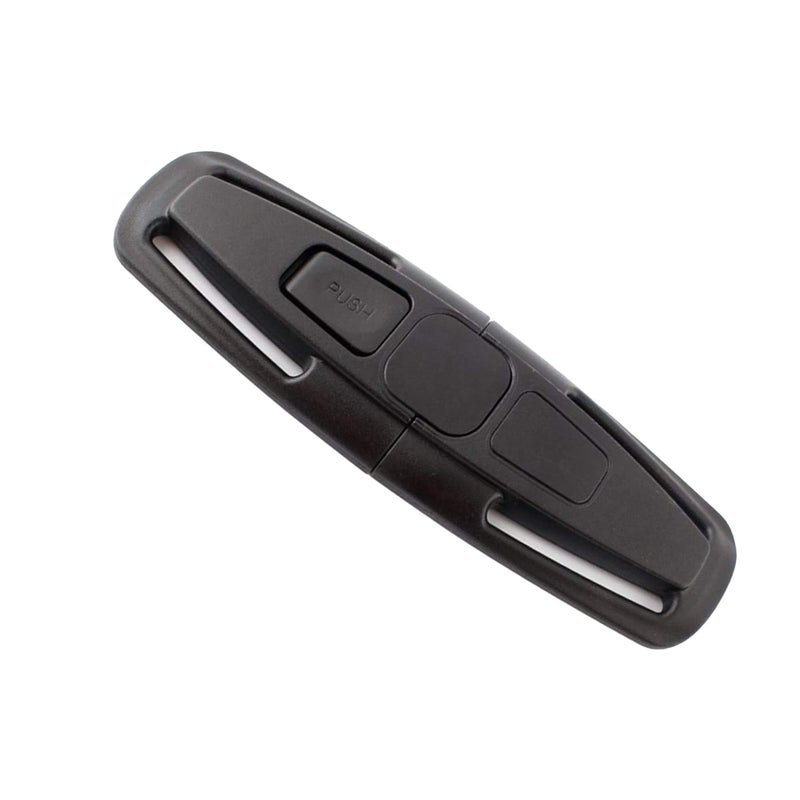 Seat Chest Harness Seat Safety Belt Buckle Universal for Kids Baby CarseatBuckle Lock Seat Belt Replacement Kit Black