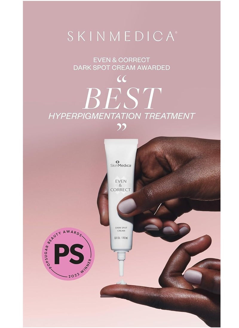 Skinmedica SkinMedica Even & Correct Dark Spot Cream with Retinol a Fast Acting Stubborn Dark Treatment Booter For Face to Address the Appearance of Discoloration Left by Acne or Sun Exposure, 0.5 Fl Oz  - Image 3