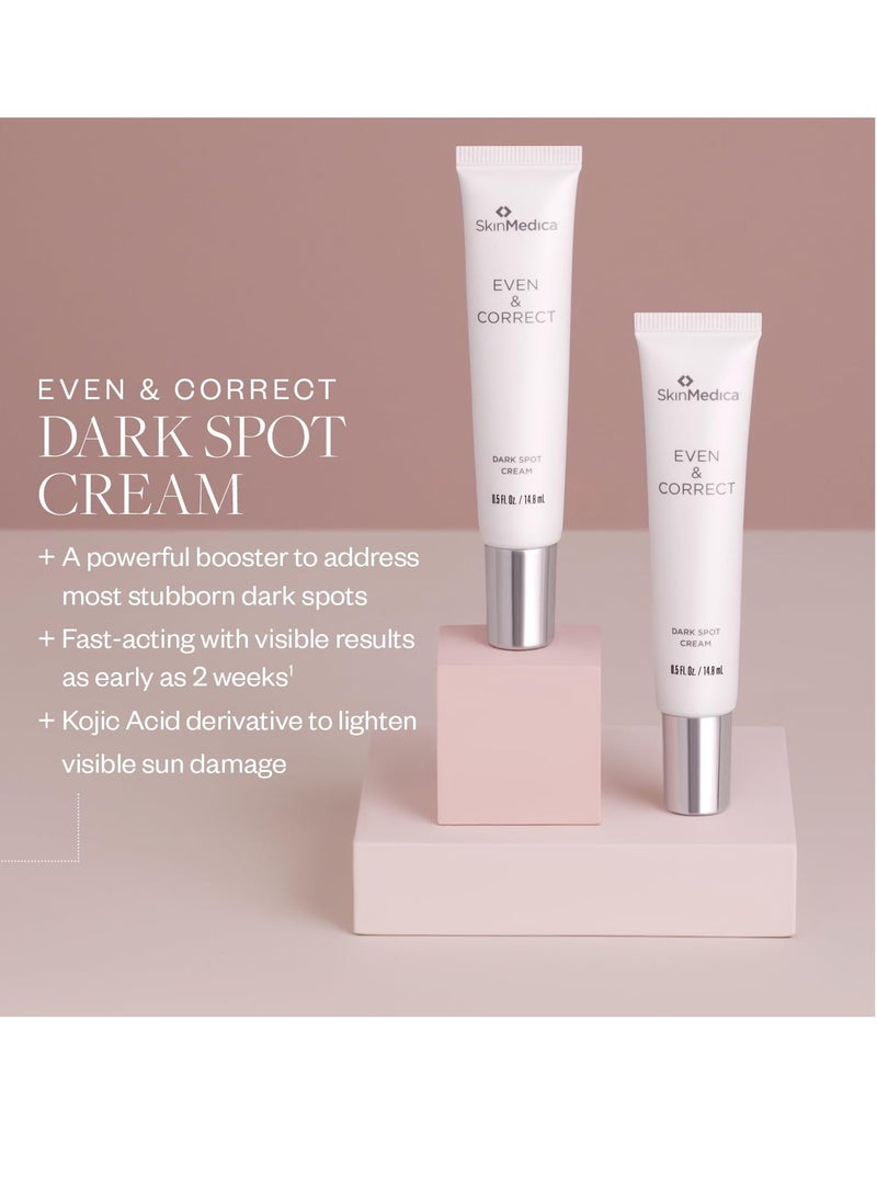 Skinmedica SkinMedica Even & Correct Dark Spot Cream with Retinol a Fast Acting Stubborn Dark Treatment Booter For Face to Address the Appearance of Discoloration Left by Acne or Sun Exposure, 0.5 Fl Oz  - Image 2