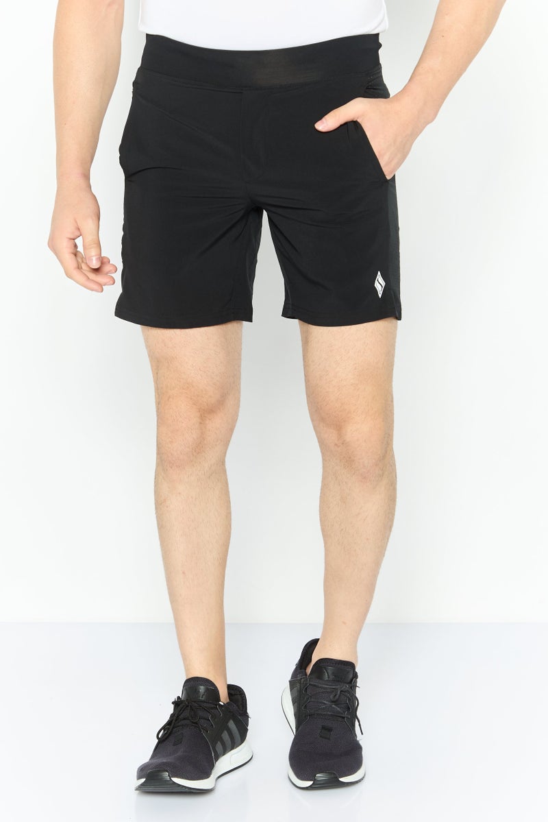 SKECHERS Men Sportswear Fit Training Shorts, Black  - Image 1