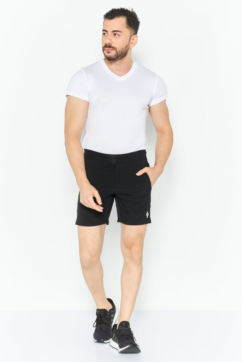 SKECHERS Men Sportswear Fit Training Shorts, Black  - Image 2