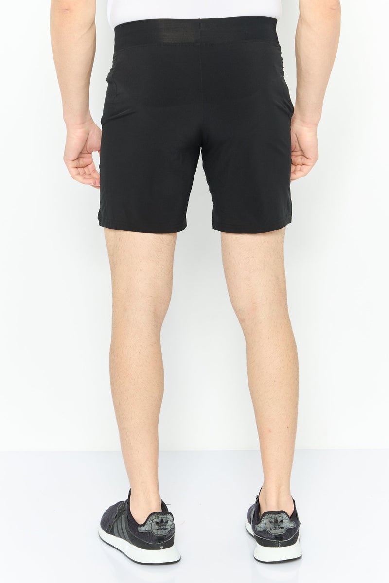 SKECHERS Men Sportswear Fit Training Shorts, Black  - Image 4