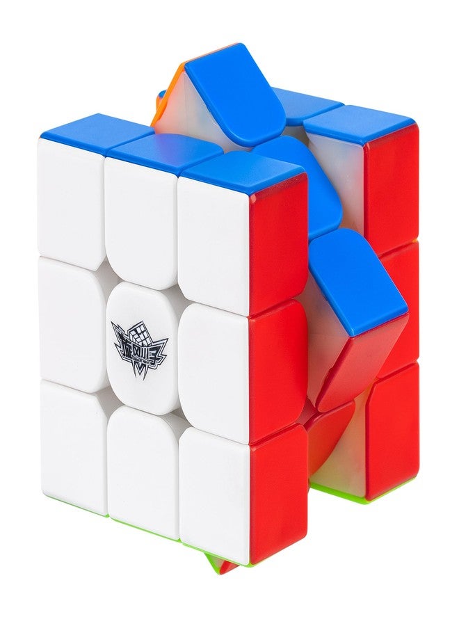 دي- فانتيكس مكعب السرعة المغناطيسي D-FantiX 3x3x3، مكعب سحري احترافي ناعم بدون ملصقات مع مغناطيس، لعبة لتنمية ذكاء الكبار، هدية عيد ميلاد للأطفال من 5 إلى 12 عامًا، لعبة سفر للمراهقين من الأولاد والبنات - Image 1