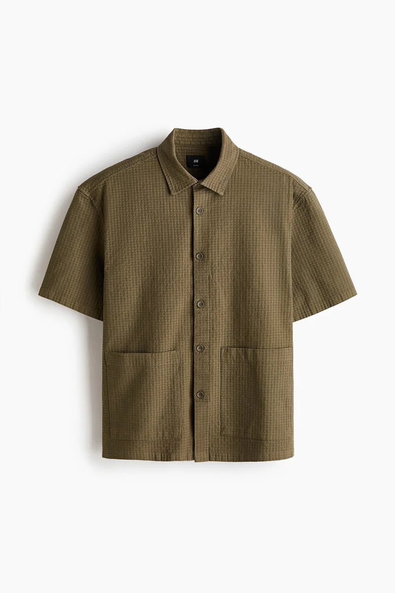 H&M Relaxed Fit Linen-blend shirt