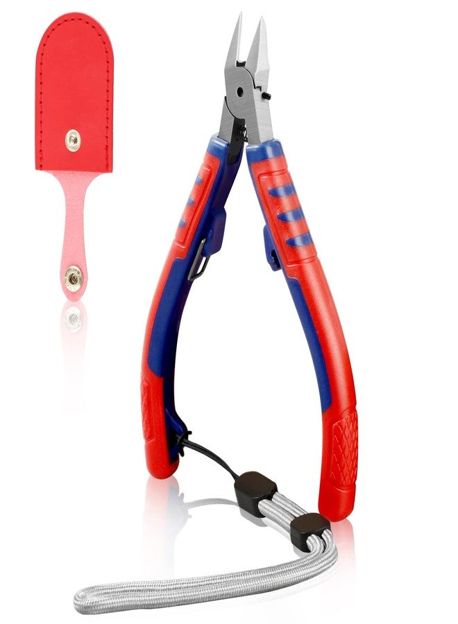 GOLD DEER Side Cutting Pliers Ultra Sharp Electronics Pliers Model Cutter Side Cutter Diagonal Wire Cutting Pliers Flush Cutters Wire Snips Clippers For Cut Electronics Wires Jewelry Diy - Image 1