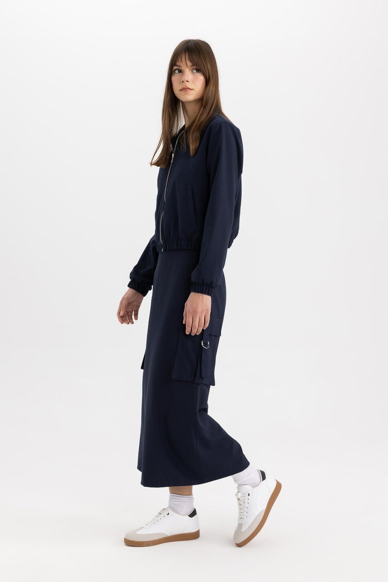 DeFacto Woman Cargo Maxi Skirt  - Image 5