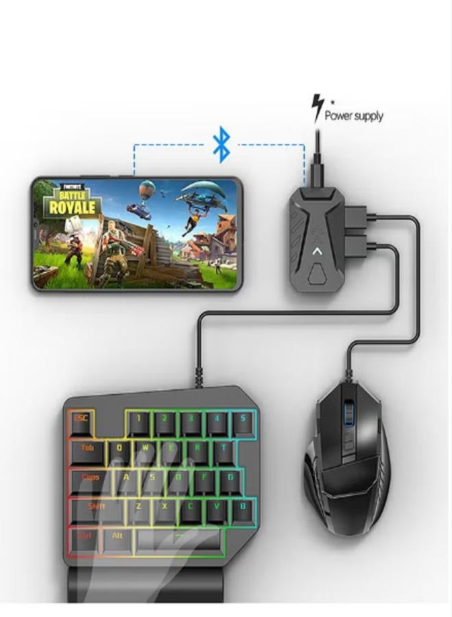 وحدة تحكم ألعاب الهاتف المحمول PUBG ومحول لوحة المفاتيح والماوس - سلكي - Image 3