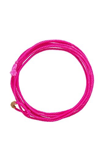 Weaver Leather Weaver Equine Waxed Nylon Kids Lasso Rope, Lightweight Cowboy Rope Lasso for Practice, Colorful Loop Roping Ropes for Kids 5/16" x 20' - Image 5