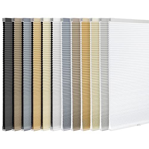 LazBlinds Cordless Cellular Shades Blackout Privacy Honeycomb Shades for Home Thermal Insulation Noise Reduction Blinds for Windows 20 W x 64 H Black - Image 1