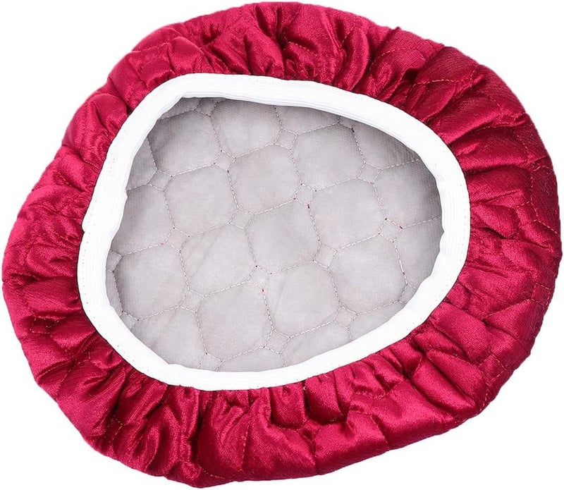 Elastic Red Stool Cover, Stretchy Chair Seat Protector Cushion, Washable Cotton Chair Protector for Home and Barstool Use - Image 1