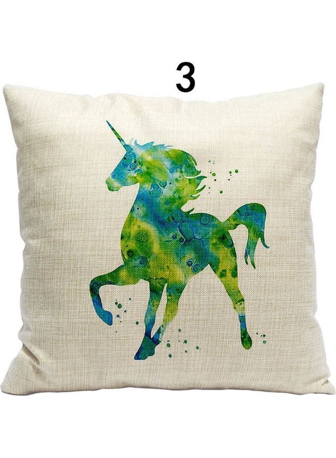 نيبمينينت غطاء وسادة ديكور بطبعة بسيطة متعدد الألوان