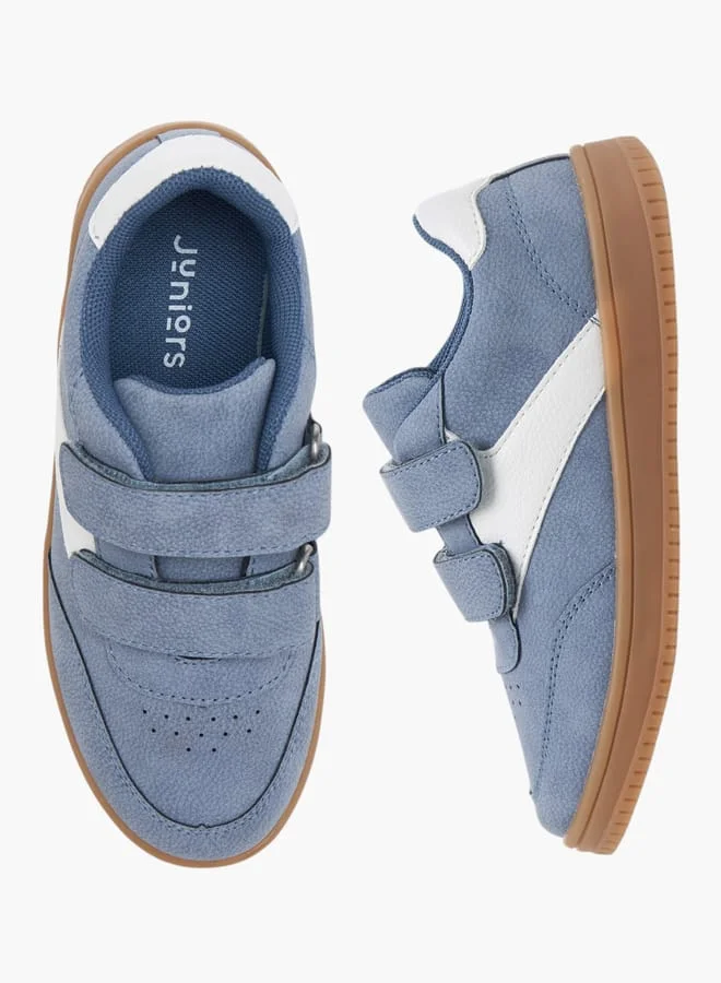 JUNIORS Boys Colourblock Sneakers With Hook And Loop Closure