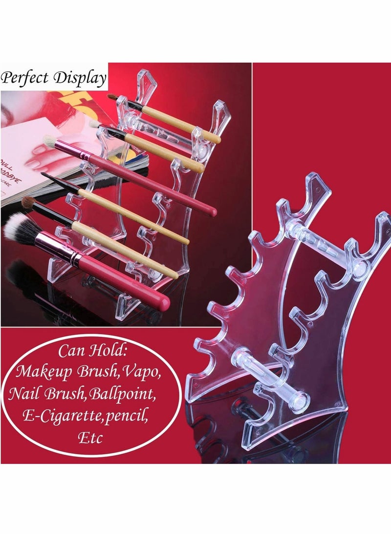 Y&D 2 PCS Pen Display Stand Makeup Brush 6 Slots Holder Cosmetic Organizer for Pen, Eyebrow Pencil, Brush, Nail Home Office or Store  - Image 3