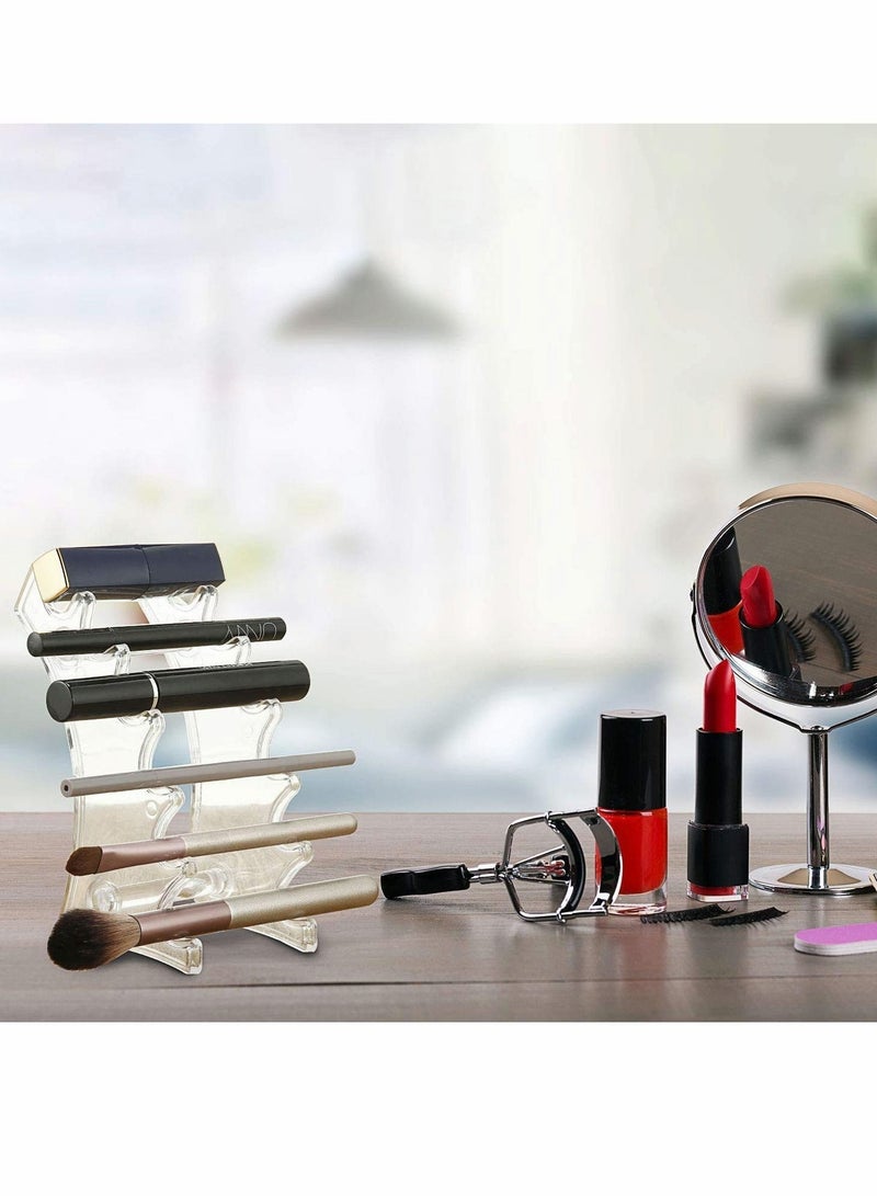 Y&D 2 PCS Pen Display Stand Makeup Brush 6 Slots Holder Cosmetic Organizer for Pen, Eyebrow Pencil, Brush, Nail Home Office or Store  - Image 2
