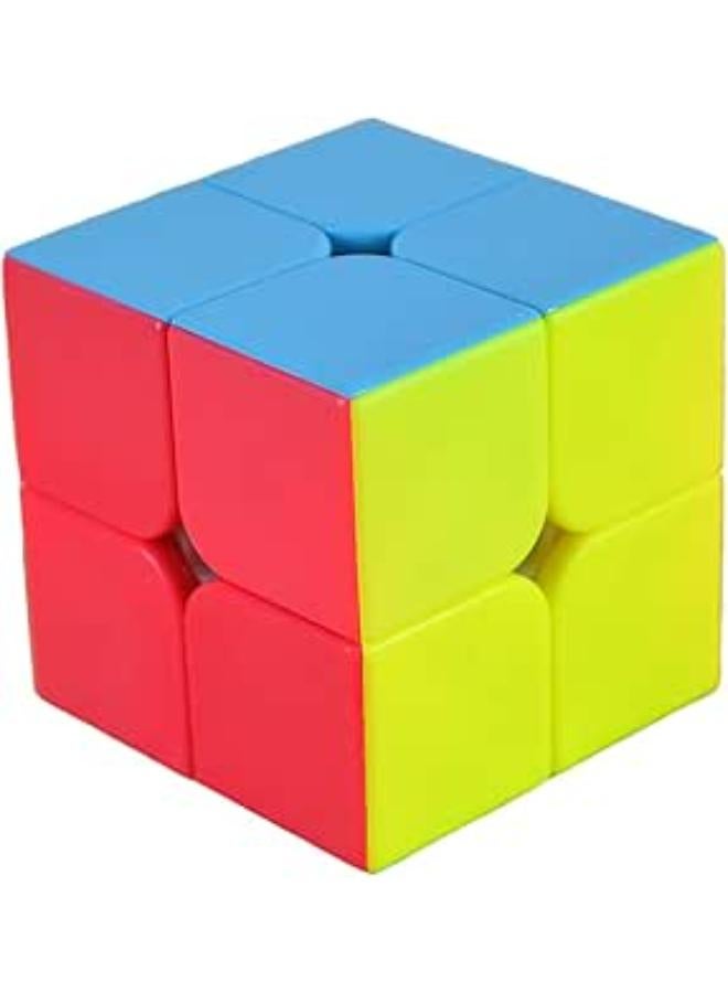 مكعب السرعة السحري تانش 2×2×2 لعبة ألغاز للأطفال والكبار (ملون)