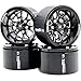 HOBBYSOUL 4pcs 19 Beadlock Wheels 105mm Negative Offset Rims 33mm Wide for RC 110 Crawler TRX4 SCX10 Gen8 Upgrades - Image 2