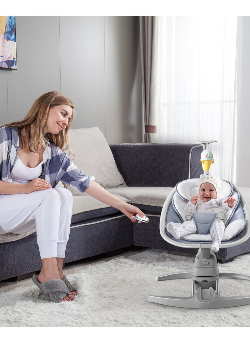 Portable Electric Remote Baby Swing and Rocking Chair with music