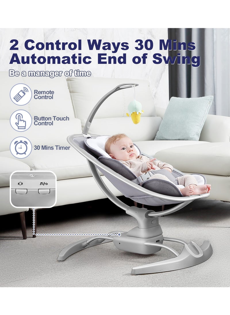 Portable Electric Remote Baby Swing and Rocking Chair with music