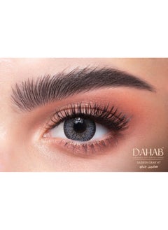 Dahab One Day Sabrin Gray Pack Of 10 Daily Disposable Colored Contact Lenses Unisex Cosmetic Contact Lenses  - Image 1
