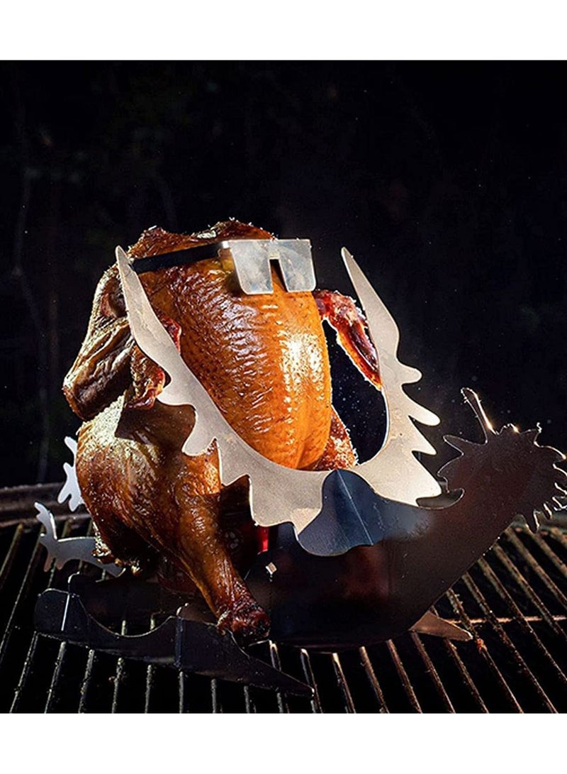 KASTWAVE Can Chicken Holder Drink Can Chicken Holder for Grill Motorcycle Easy to Use - Image 1